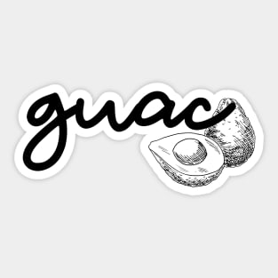 Guac Sticker